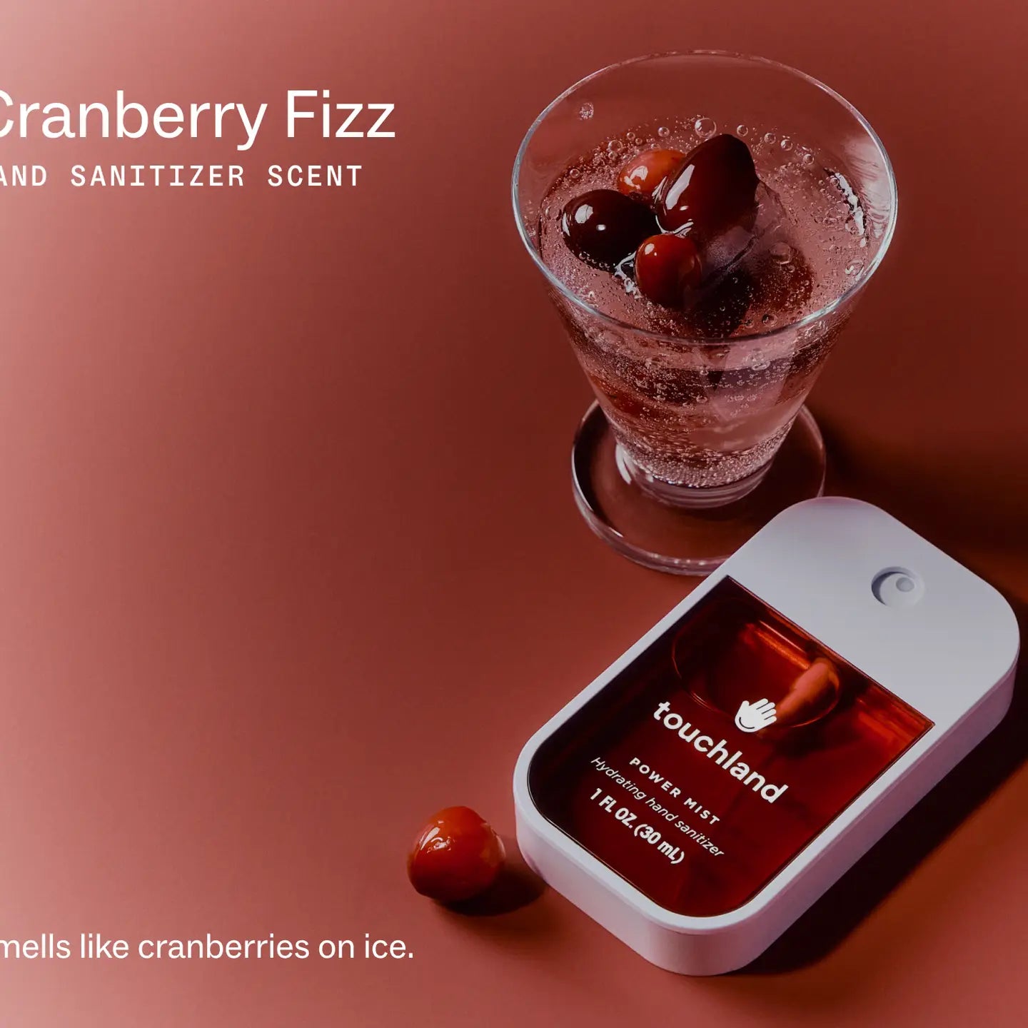 Power Mist Hand Sanitizer (Multiple Scents) by Touchland A Touch of Magnolia Boutique Cranberry Fizz