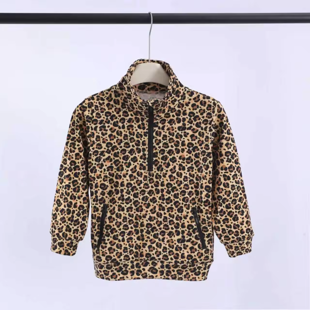 Leopard Half Zip Pullover A Touch of Magnolia Boutique