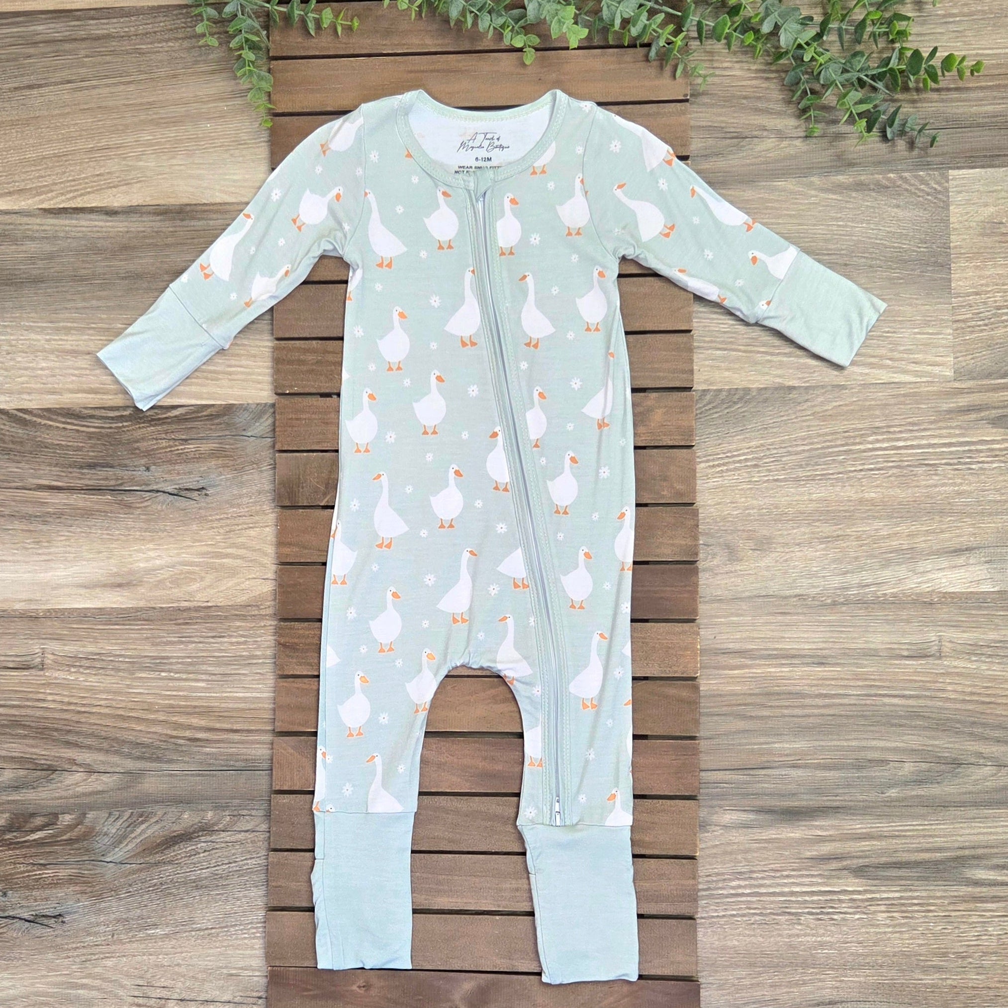 Bamboo Goose Zippie Romper/Sleeper A Touch of Magnolia Boutique