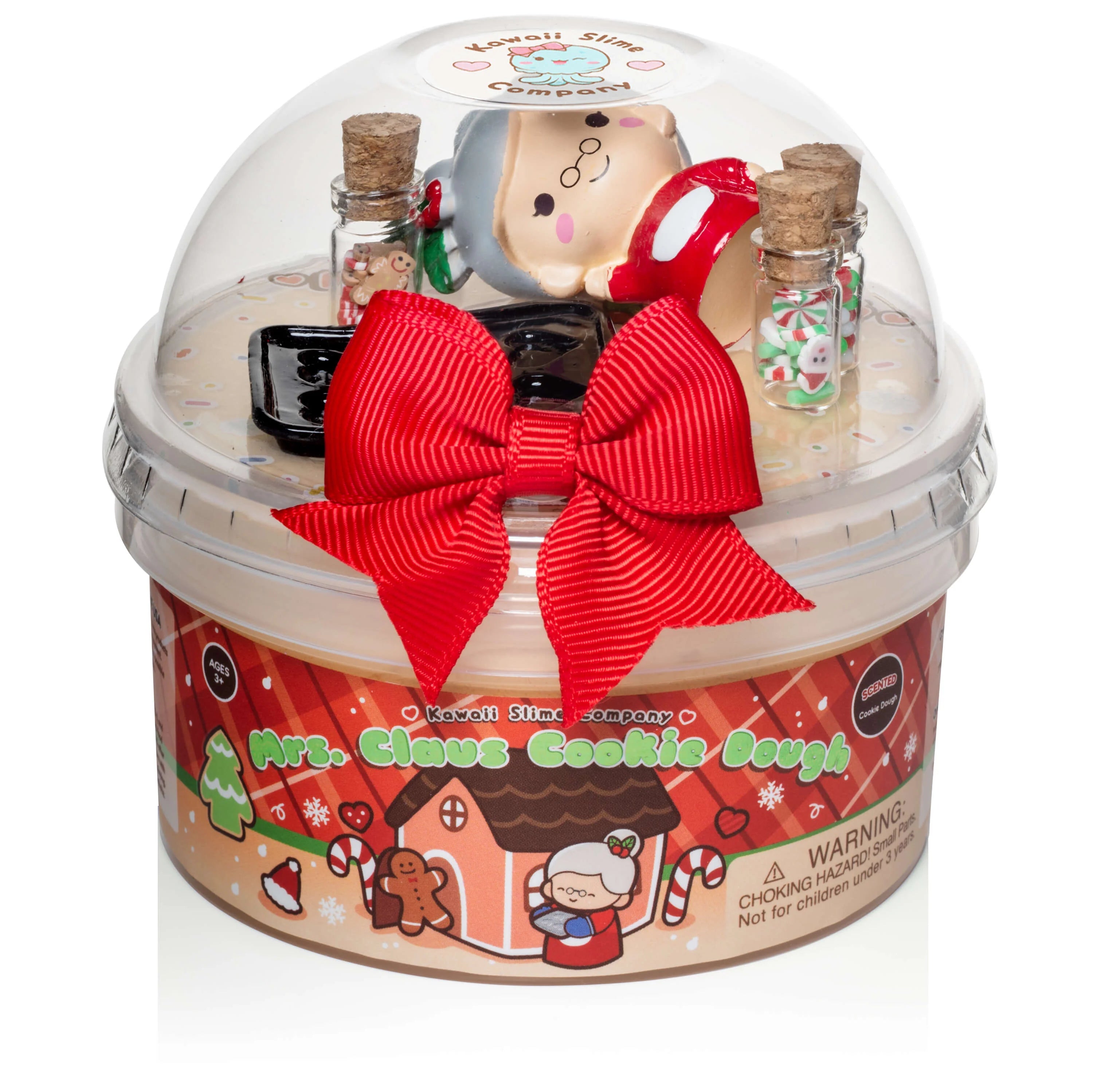 Mrs. Claus' Cookie Dough Clay-Dough Signature Dome™ Slime A Touch of Magnolia Boutique