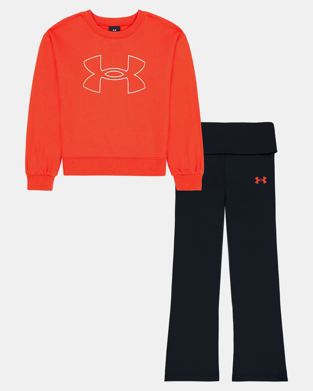 Under Armour® Rival Fleece Logo Top and Yoga Pant Set (2T-4T) A Touch of Magnolia Boutique