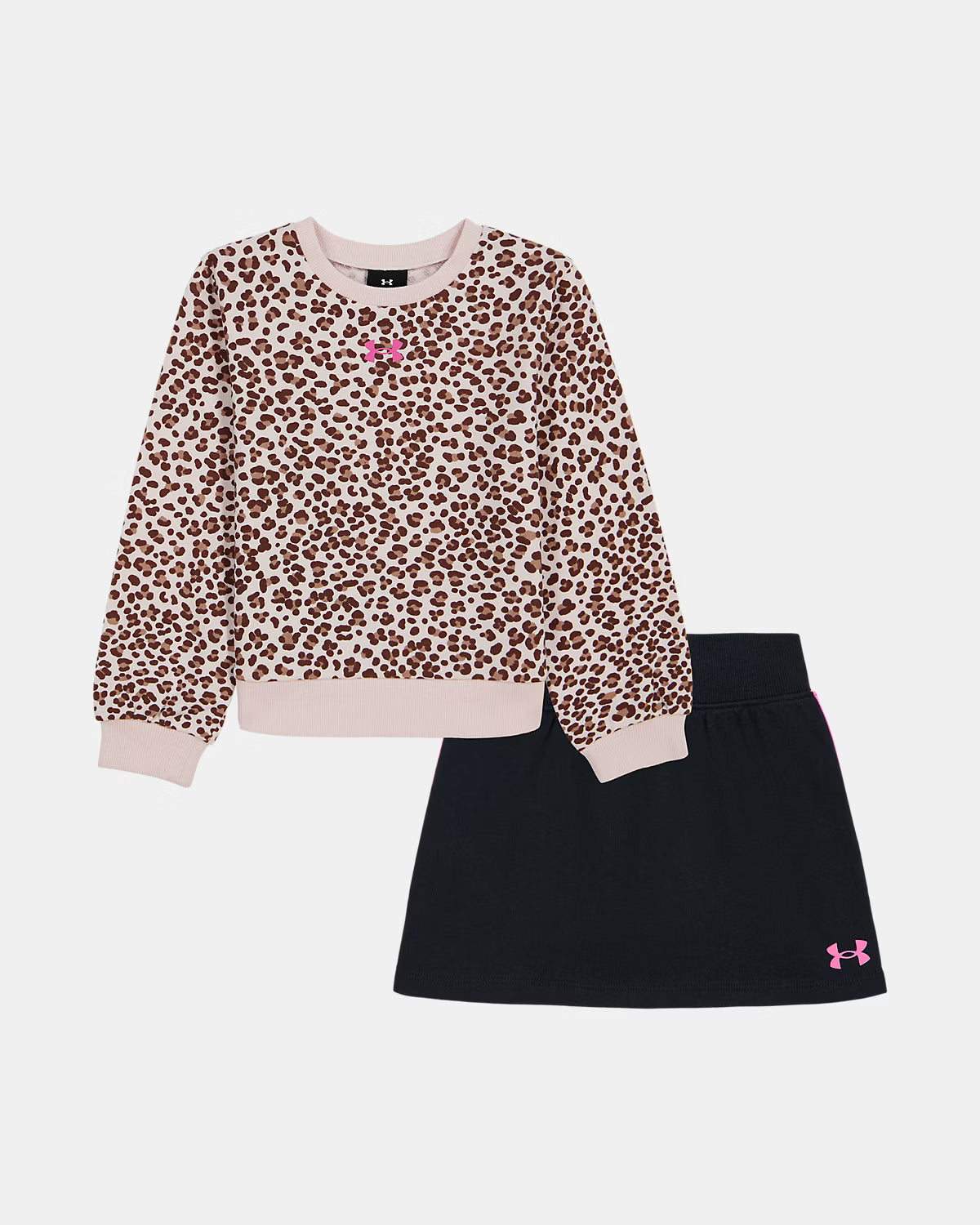 Under Armour® Leopard Print Crew and Black Skort Set A Touch of Magnolia Boutique