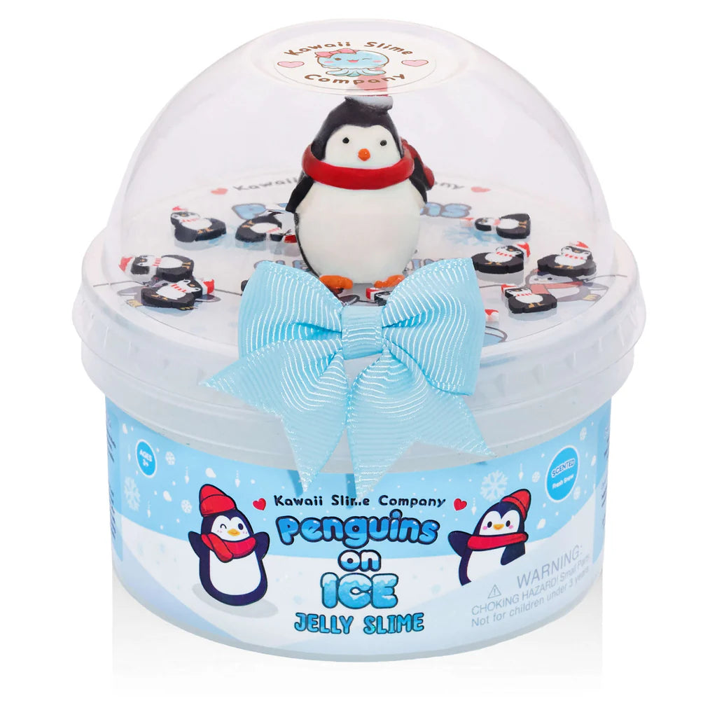 Penguins On Ice Jelly Signature Dome™ Slime A Touch of Magnolia Boutique