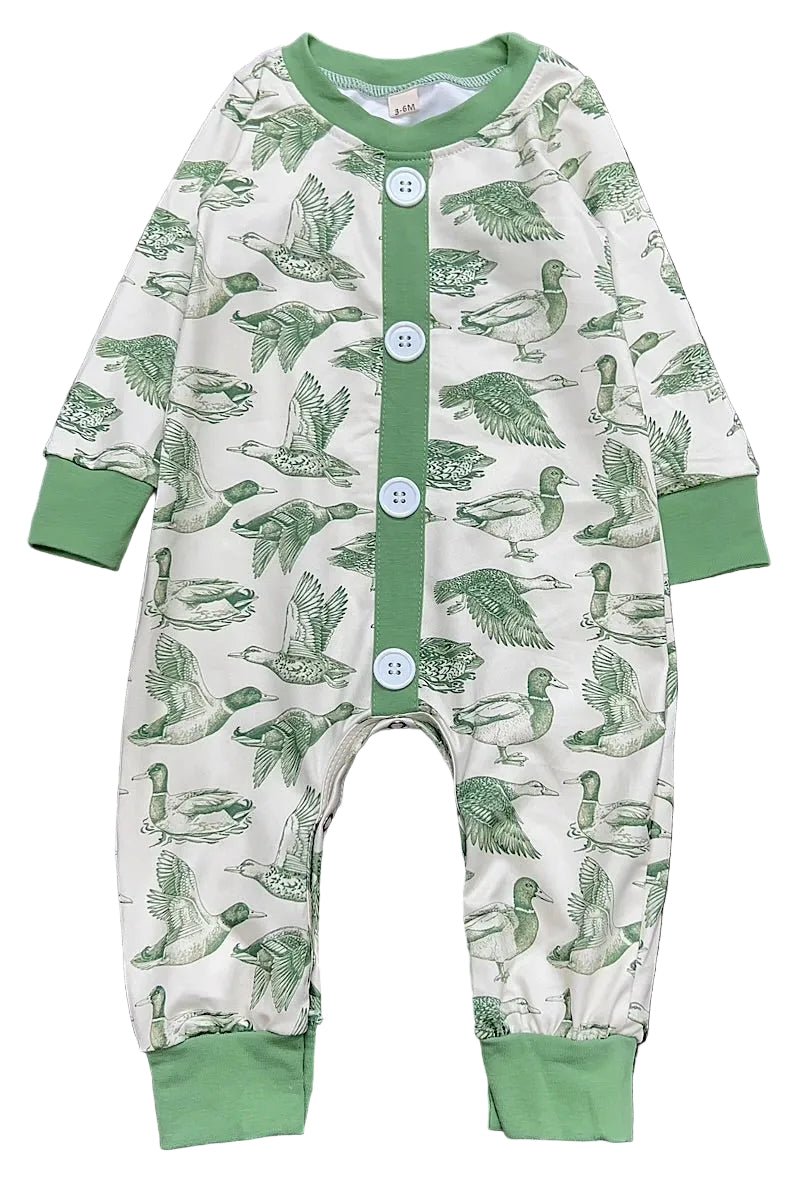 Mallard Meadows Baby Boy Romper A Touch of Magnolia Boutique