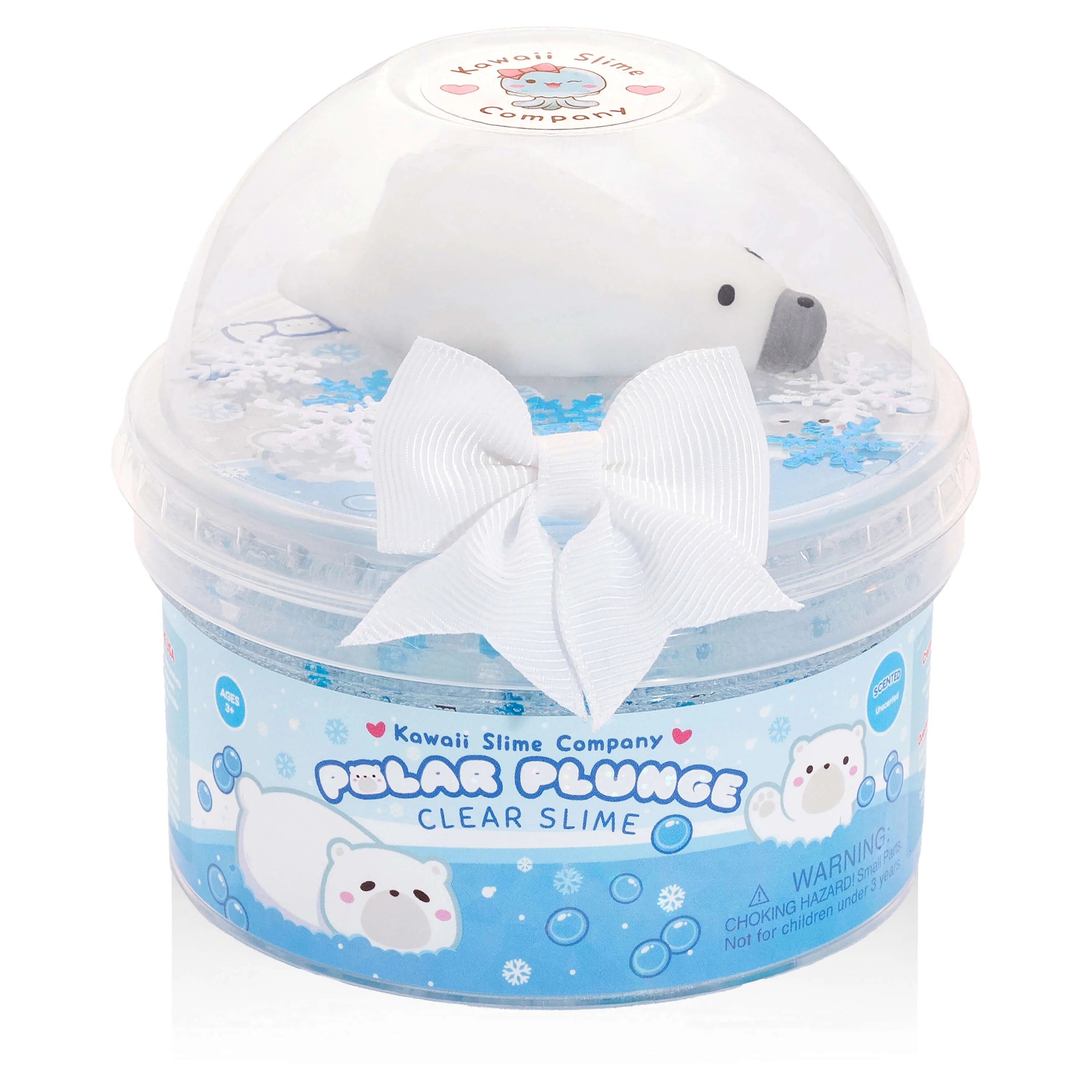 Polar Bear Plunge Clear Signature Dome™ Slime A Touch of Magnolia Boutique