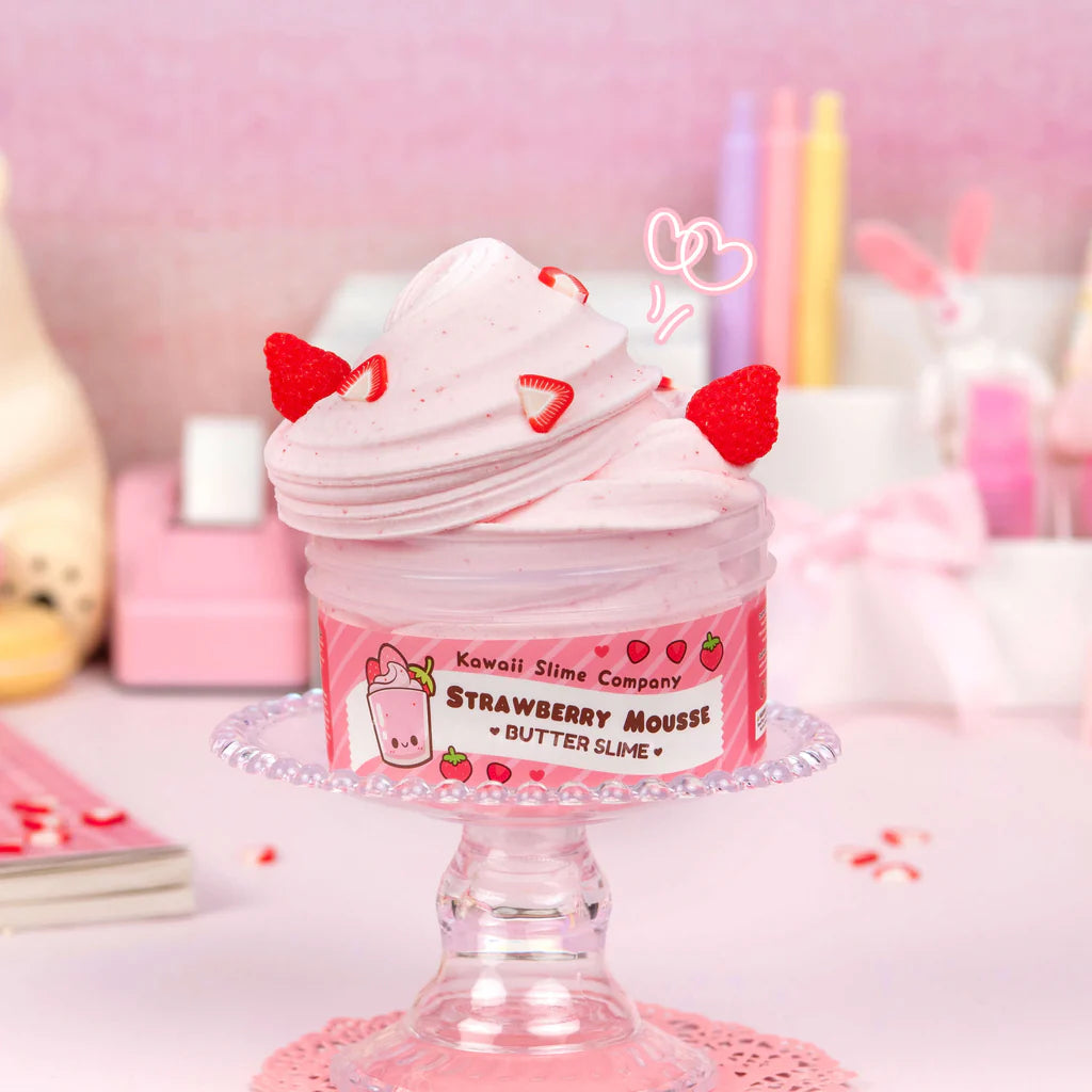 Strawberry Mousse Fluffy Butter Slime A Touch of Magnolia Boutique