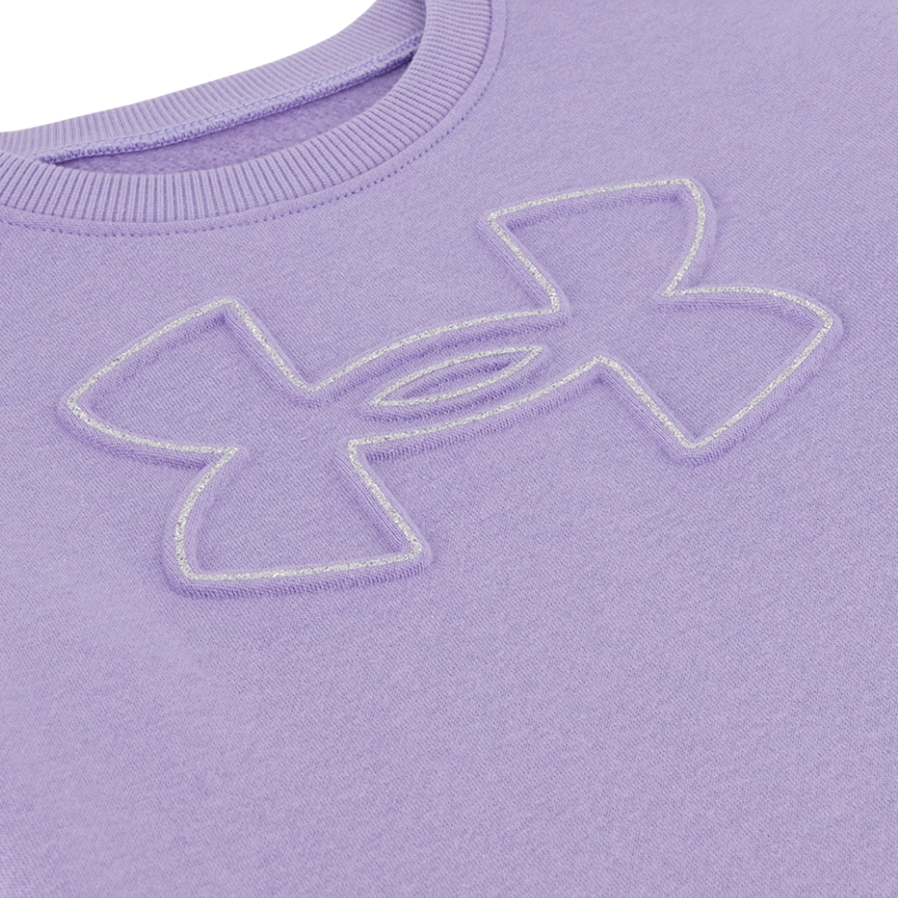 Under Armour® Embossed Glitter Crew-Transparent A Touch of Magnolia Boutique