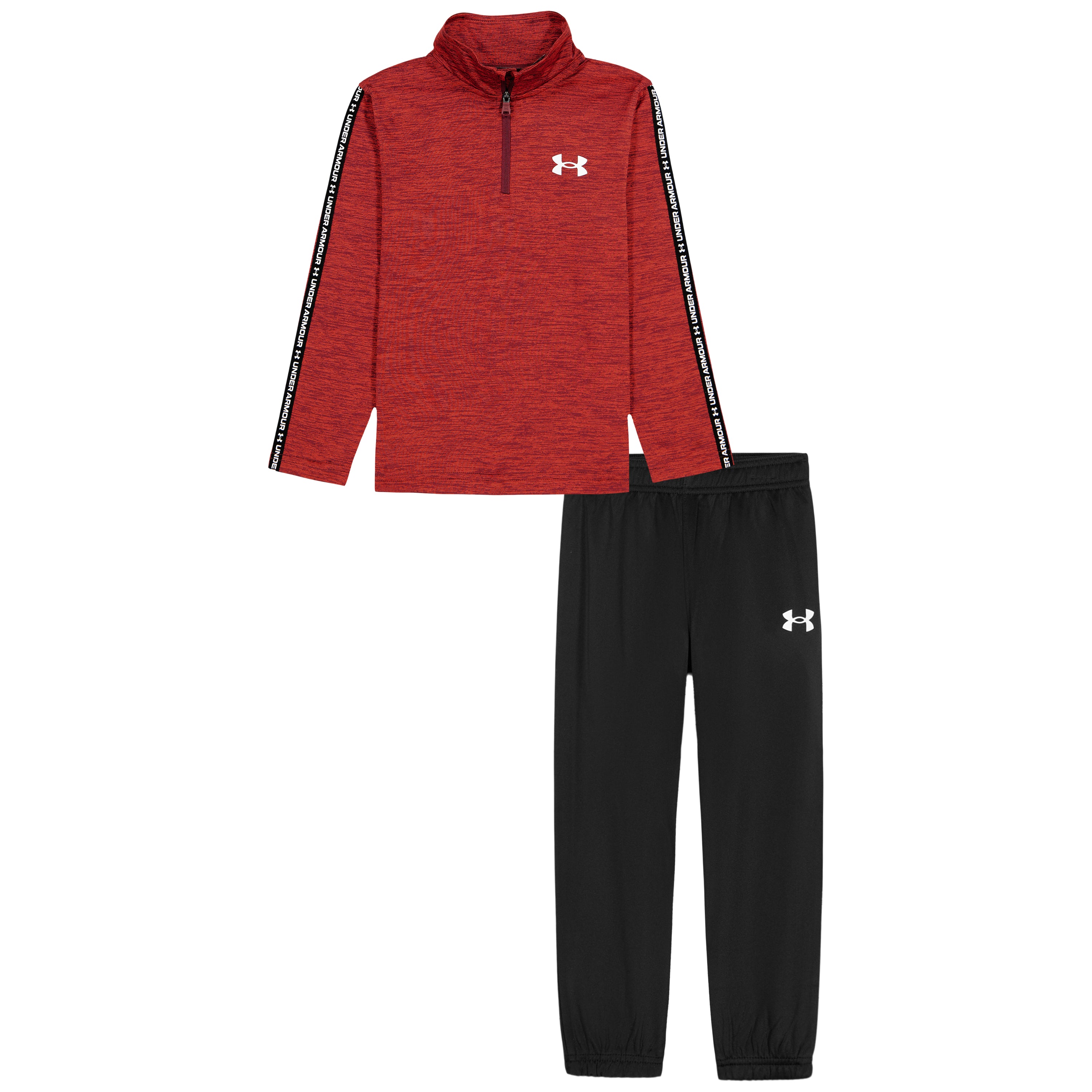Under Armour® Twist Tech Anthem Red 1/4 Zip and Black Jogger Set A Touch of Magnolia Boutique