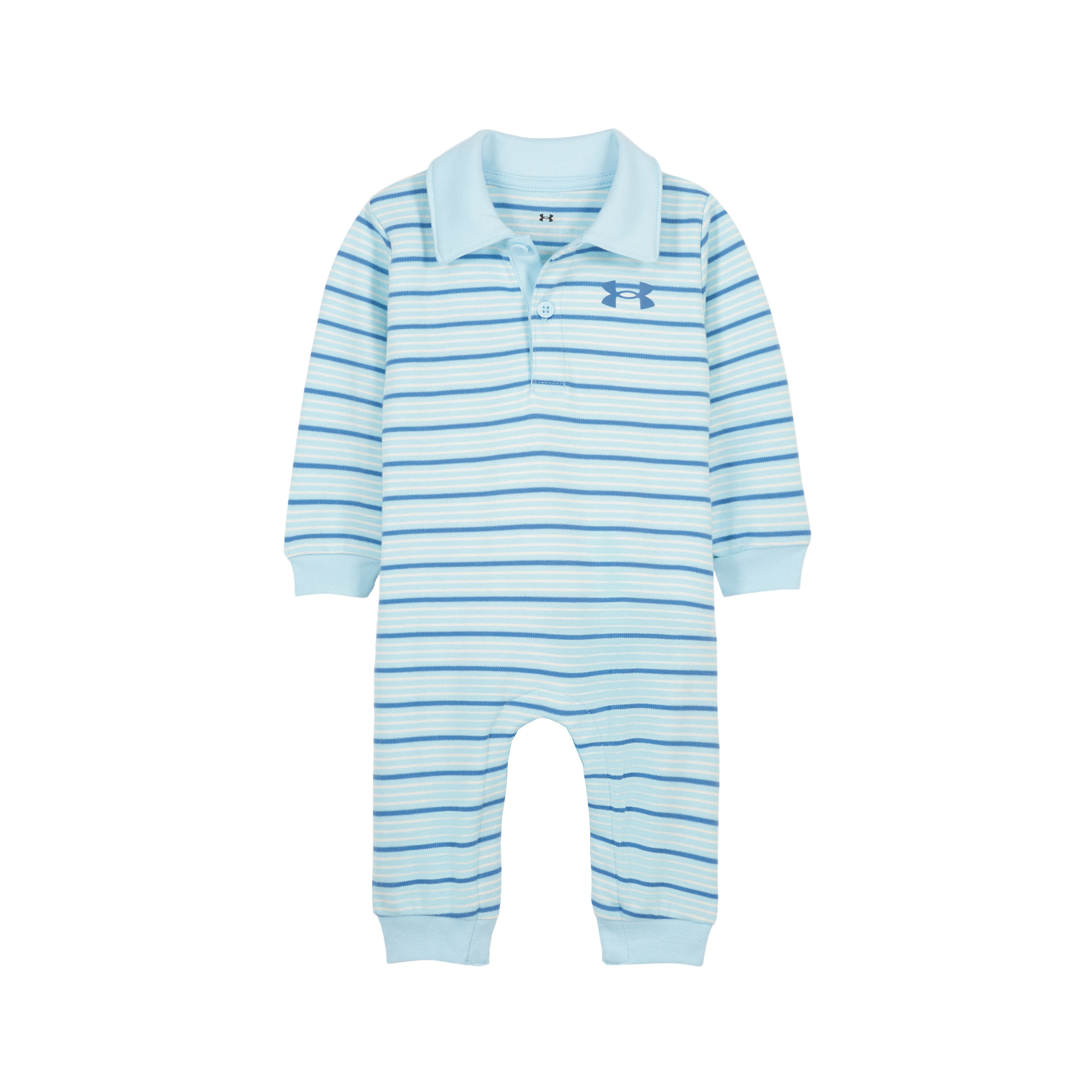 Under Armour® Blue Striped Coverall Romper A Touch of Magnolia Boutique