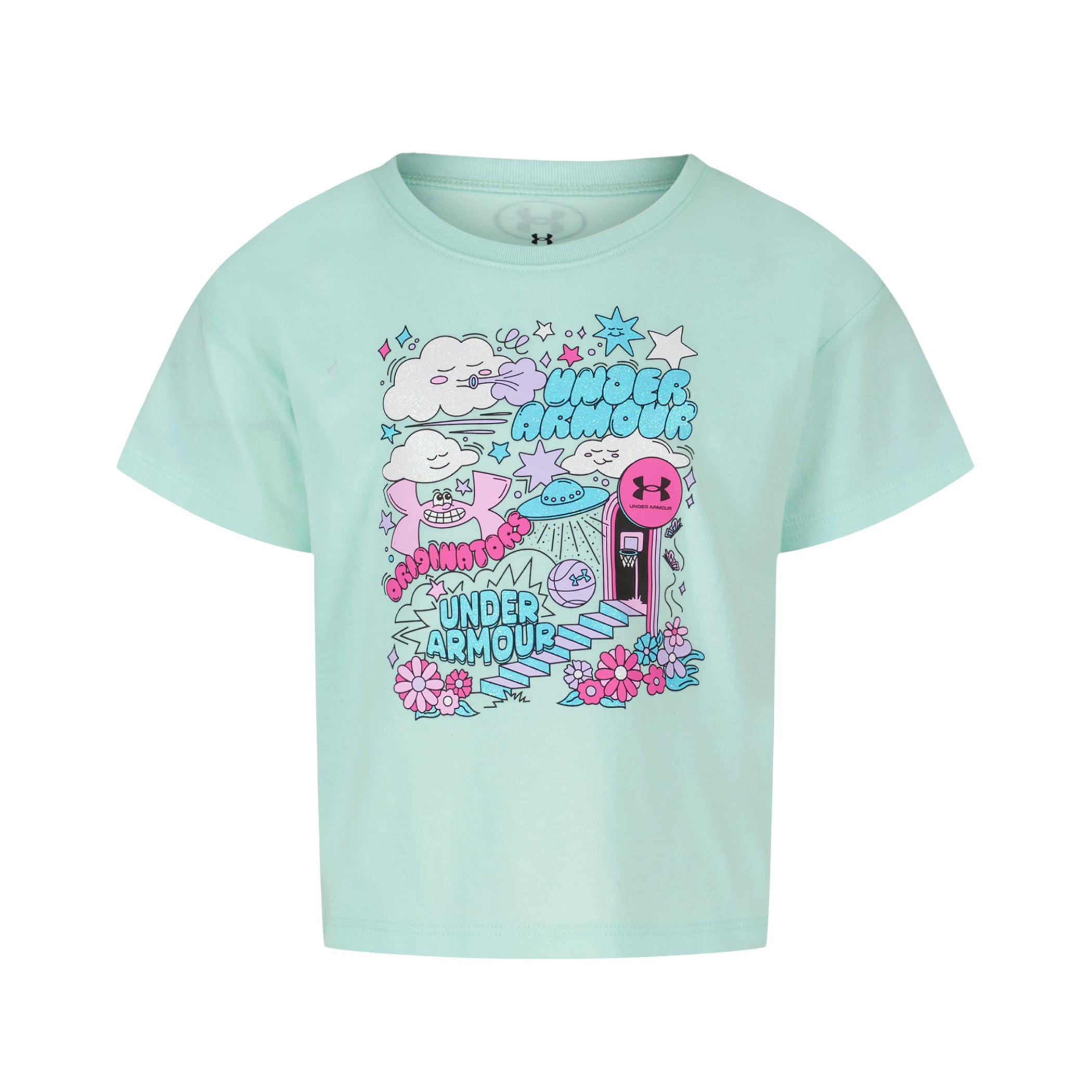Under Armour® Boxy Short Sleeve Tee-Refresh Mint A Touch of Magnolia Boutique