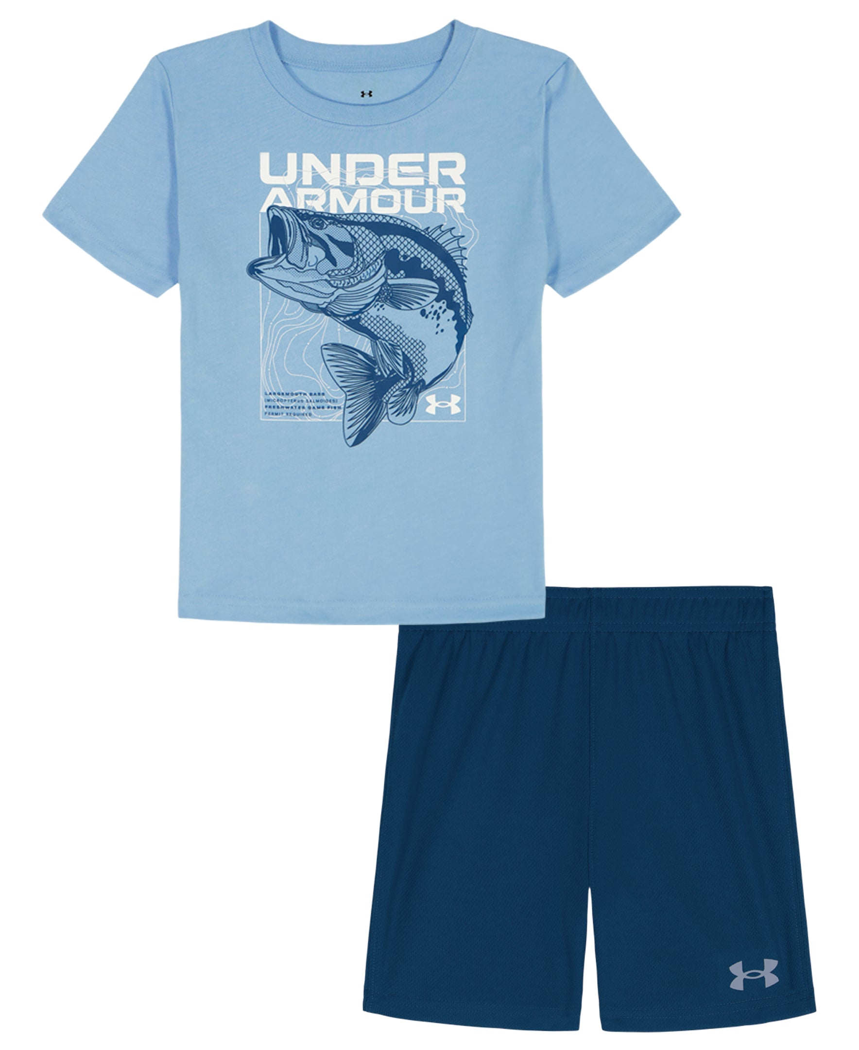 Under Armour® Intel Bass Shorts Set-Horizon Blue A Touch of Magnolia Boutique