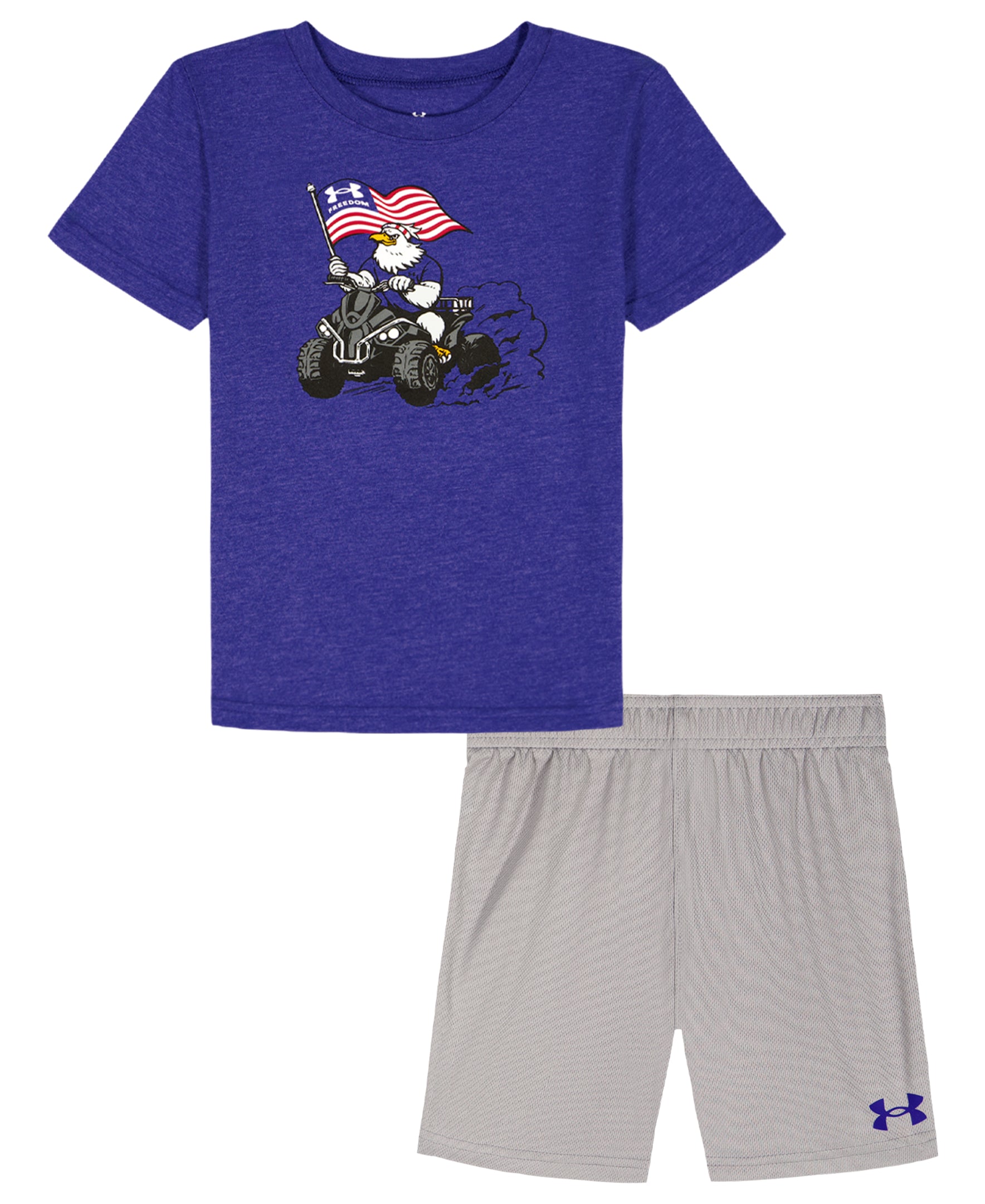 Under Armour® Freedom Eagle Shorts Set-Team Royal A Touch of Magnolia Boutique
