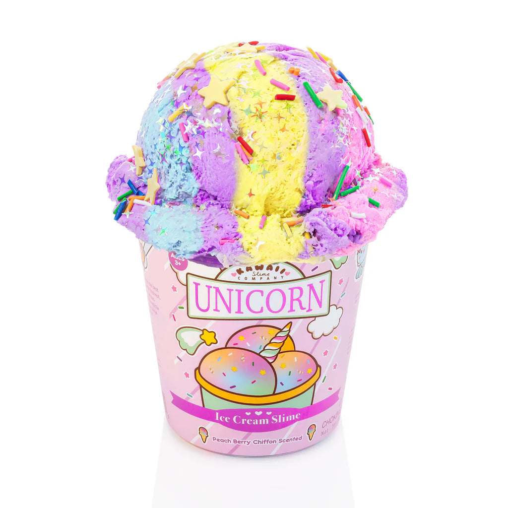 Unicorn Scented Ice Cream Pint Slime A Touch of Magnolia Boutique