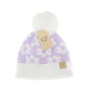 CC Kids Daisy Faux Fur Pom Beanie  A Touch of Magnolia Boutique   