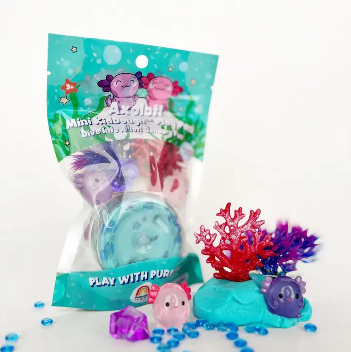 Kiddough Mini Dough-To-Go (multiple options) A Touch of Magnolia Boutique Axolotl