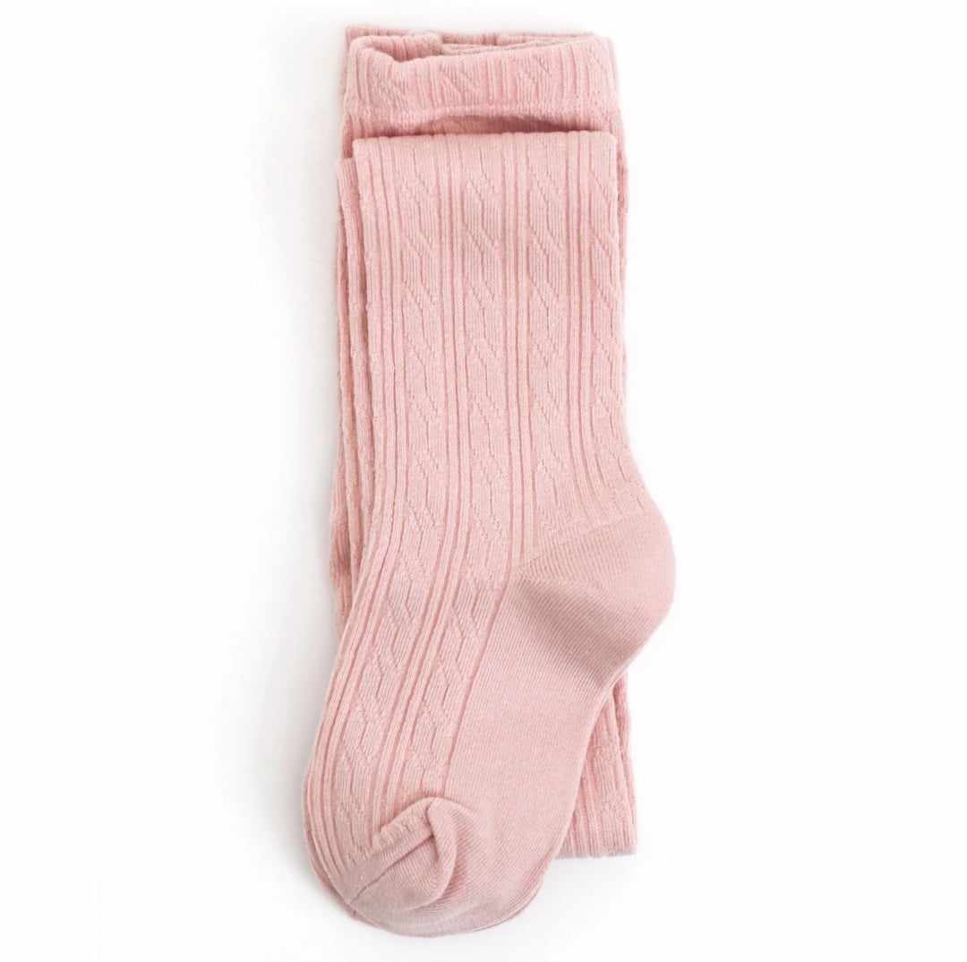 Ballet Pink Cable Knit Tights  A Touch of Magnolia Boutique   