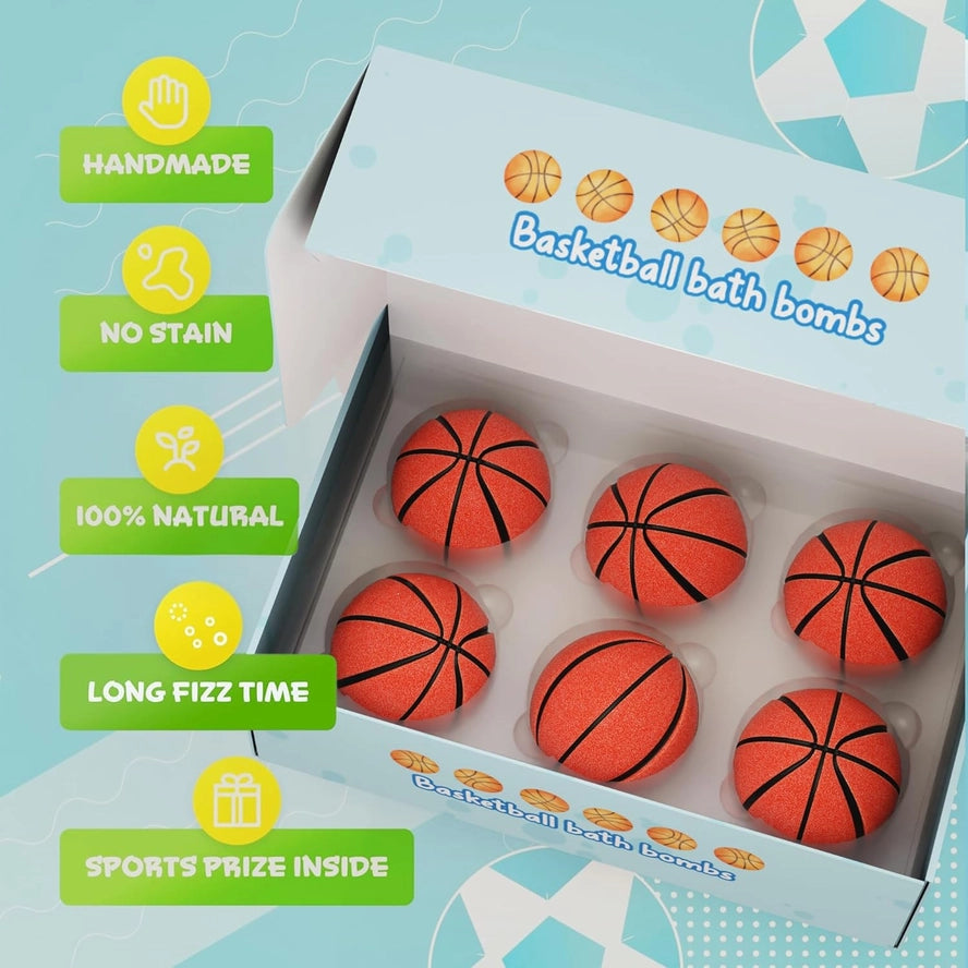 Boxed Bath Bomb Set- Basketball themed with toy A Touch of Magnolia Boutique