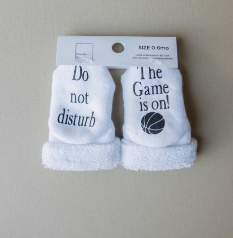 Do not disturb the Game is on Socks