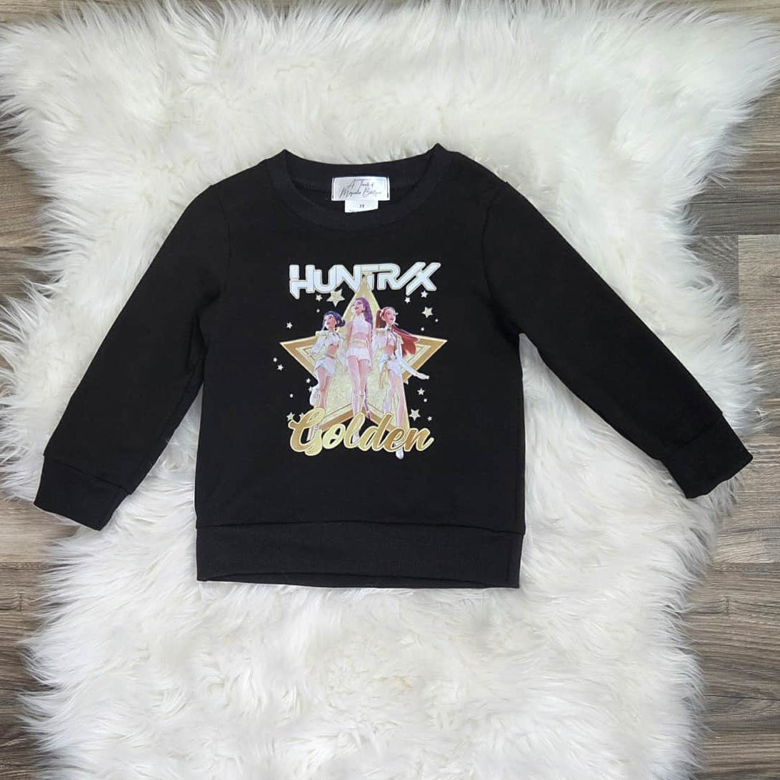 Black Golden Inspired Hunter Girls Top A Touch of Magnolia Boutique