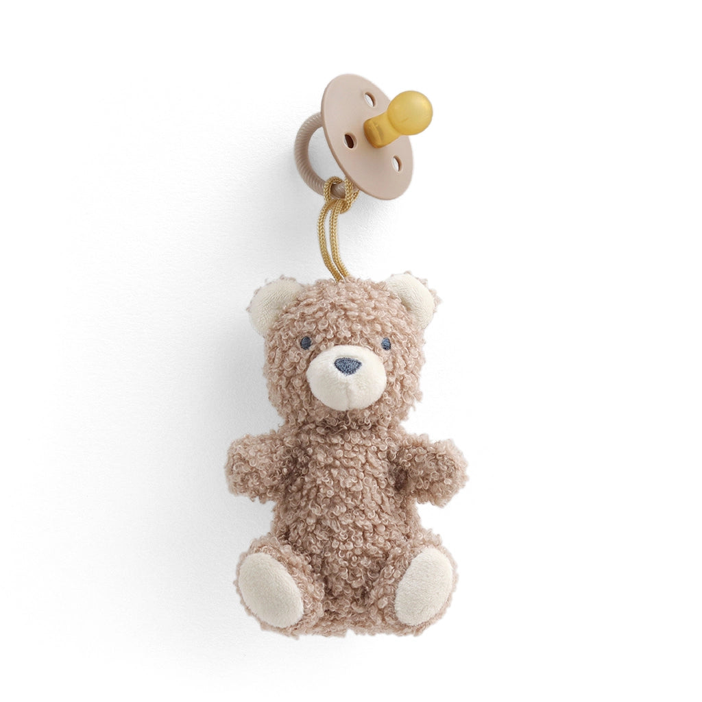 Bitzy Pal Natural Rubber Pacifier & Plush- Bear A Touch of Magnolia Boutique