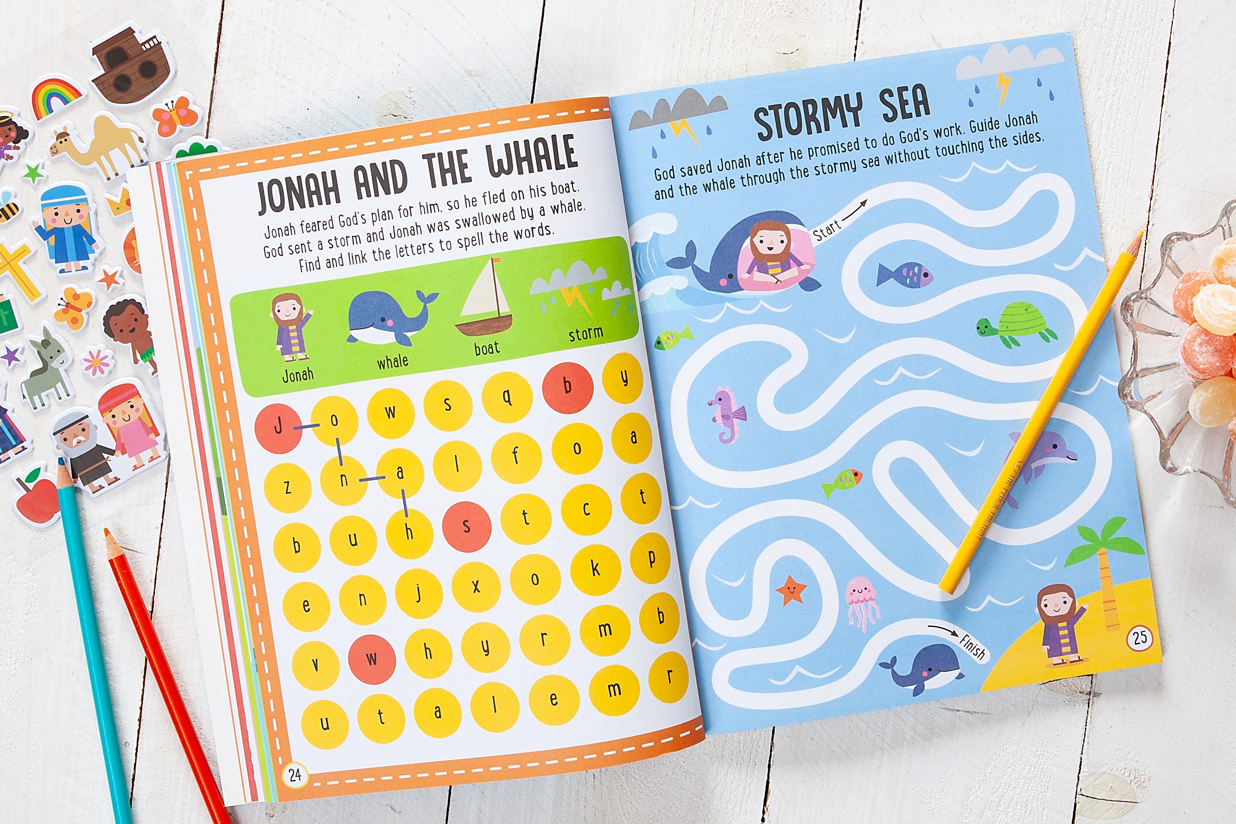 My Bible Stories Activity Book (Pink) A Touch of Magnolia Boutique