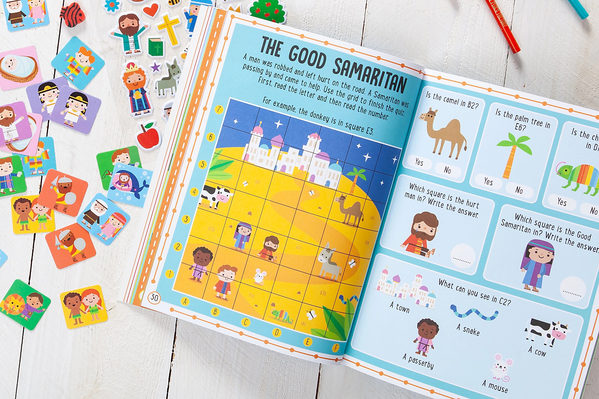 My Bible Stories Activity Book (Blue) A Touch of Magnolia Boutique