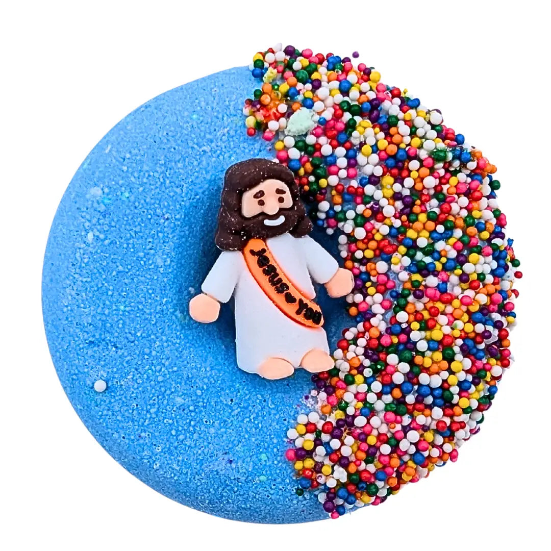 Donut Bath Bomb + Holy Fizz | (multiple color options) A Touch of Magnolia Boutique Blue