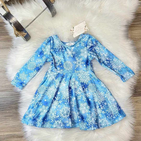 Blue Snowflake Dress