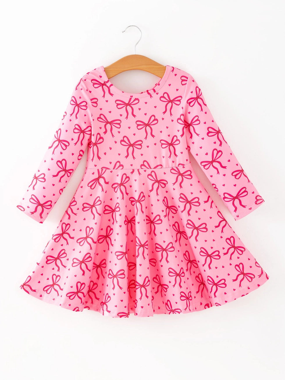 Bows and Hearts Twirl Dress A Touch of Magnolia Boutique