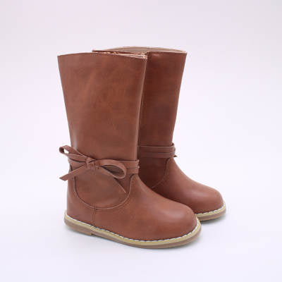 Danielle Tall Leather Boots-Brown  A Touch of Magnolia Boutique   