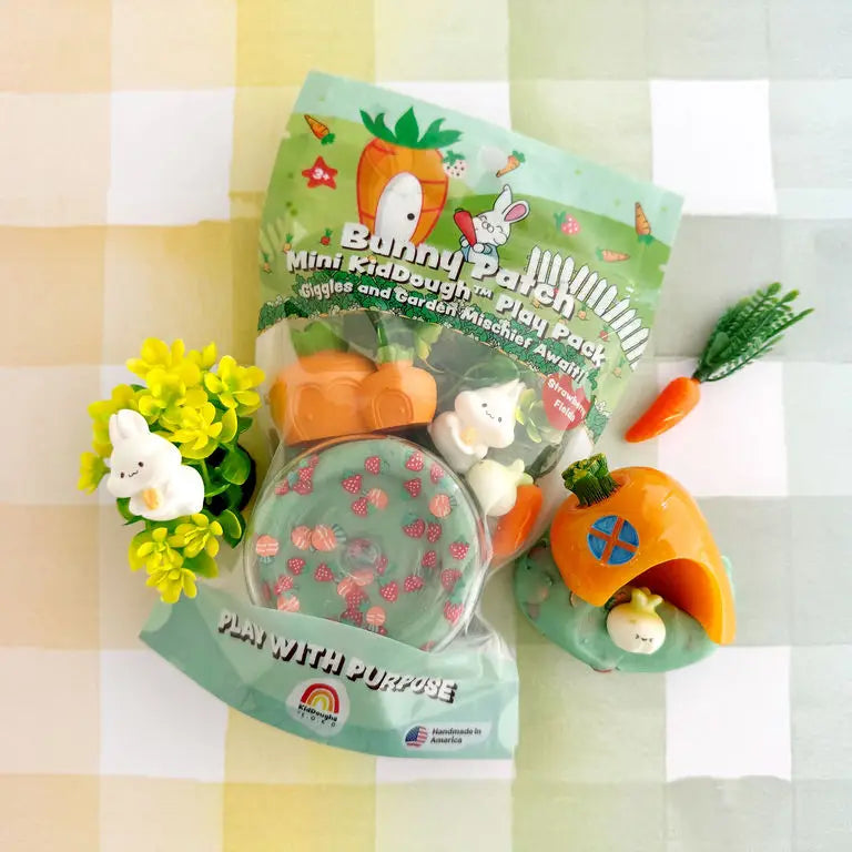 Kiddough Mini Dough-To-Go (multiple options) A Touch of Magnolia Boutique Bunny Patch