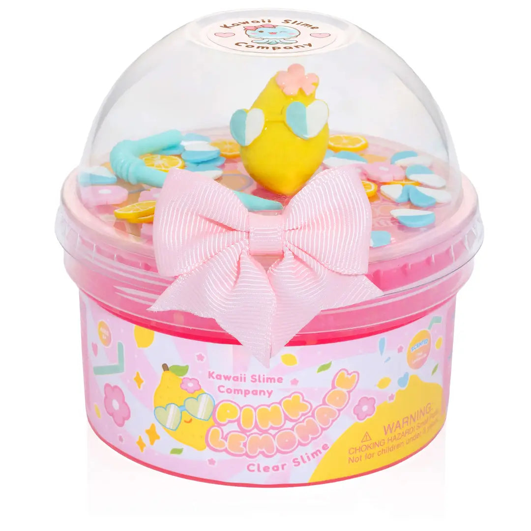 Kawaii Slime (multiple options)  A Touch of Magnolia Boutique Pink Lemonade Clear Slime  
