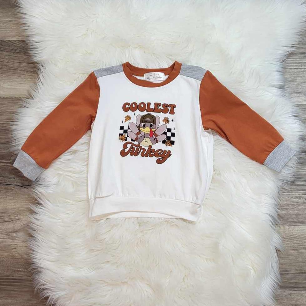 Boys Coolest Turkey Top  A Touch of Magnolia Boutique   