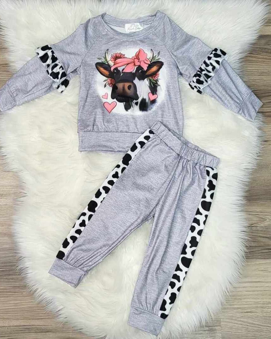 For the Love of Cows Jogger Set  A Touch of Magnolia Boutique   