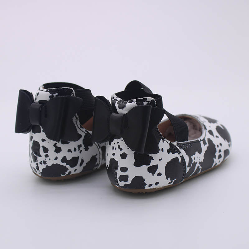 Kennedy Bow Back Ballets-Cow Print  A Touch of Magnolia Boutique   