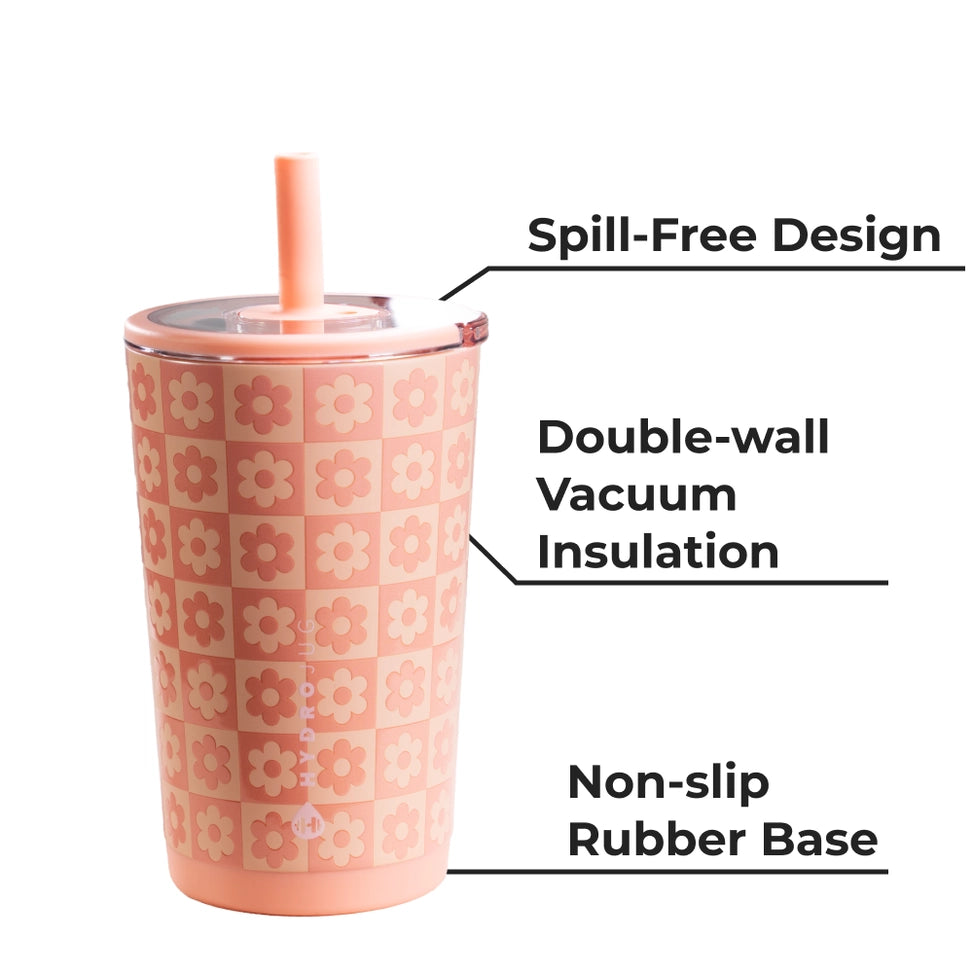 Daisy Checkers HydroJug 14 oz Everyday Tumbler A Touch of Magnolia Boutique