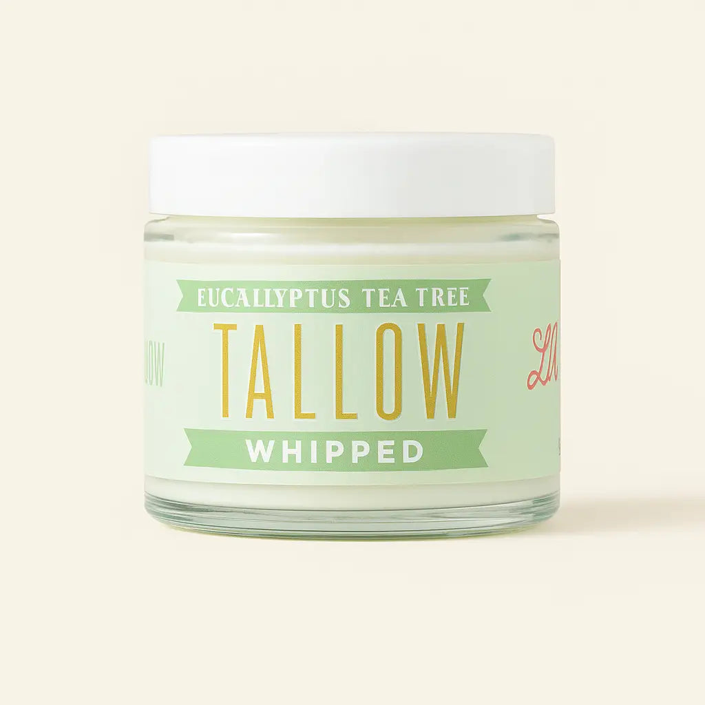 Eucalyptus & Tea Tree Whipped Tallow Moisturizer | 100% Natural Skincare 9 ounce A Touch of Magnolia Boutique