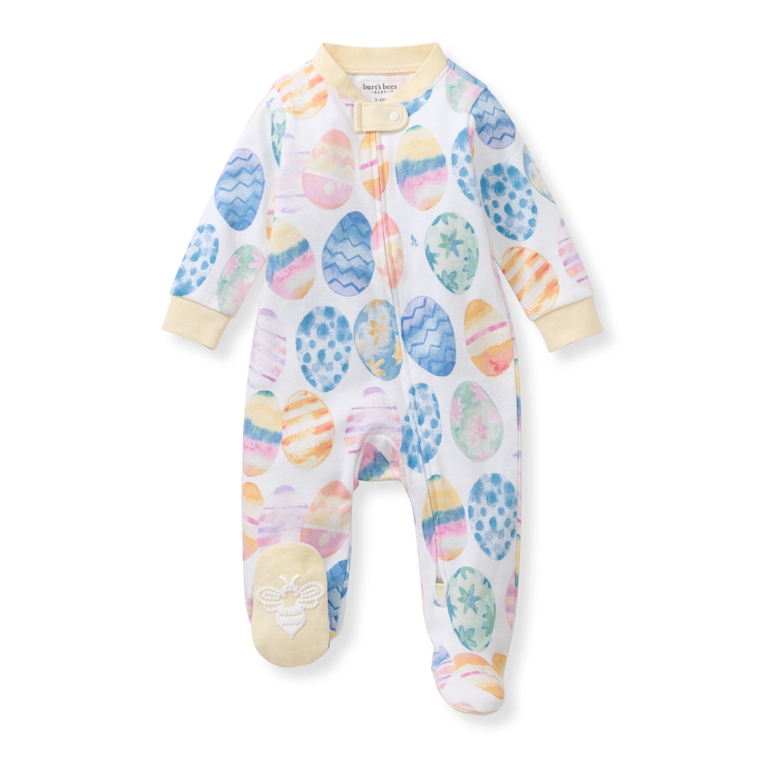 Baby Easter Eggs Organic Cotton Zipper Sleep/Play A Touch of Magnolia Boutique