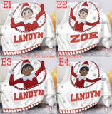 ELF Customized Name Blanket (multiple size and color options)-PREORDER