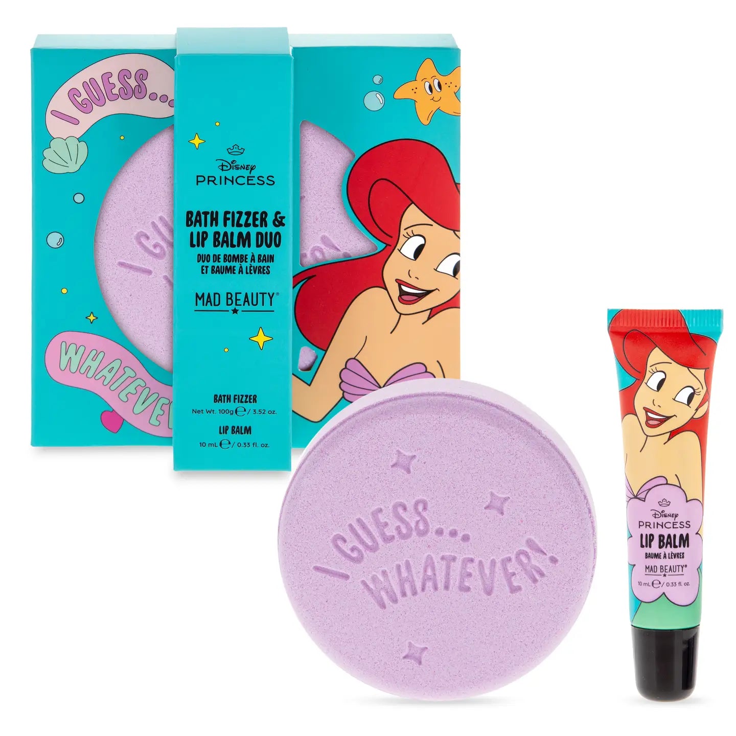 Princess Express Yourself Fizzer & Lip Balm - Ariel A Touch of Magnolia Boutique