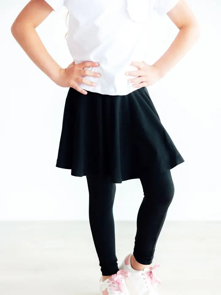 Black Twirl Skeggings A Touch of Magnolia Boutique