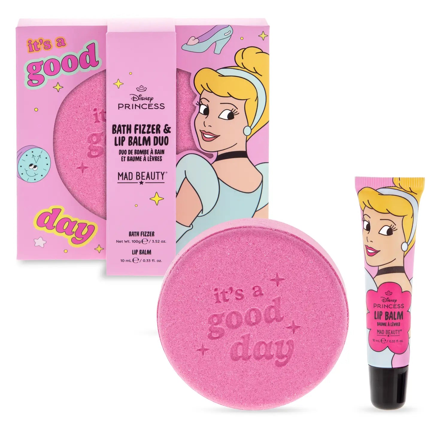 Princess Express Yourself Fizzer & Lip Balm - Cinderella A Touch of Magnolia Boutique