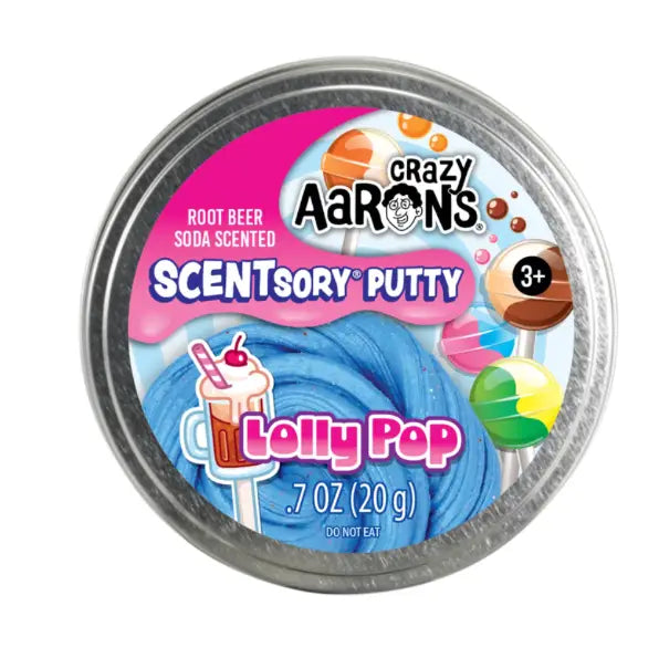 Crazy Aaron's 2.75" Scentsory Putty - Root Beer Lolly Pop A Touch of Magnolia Boutique