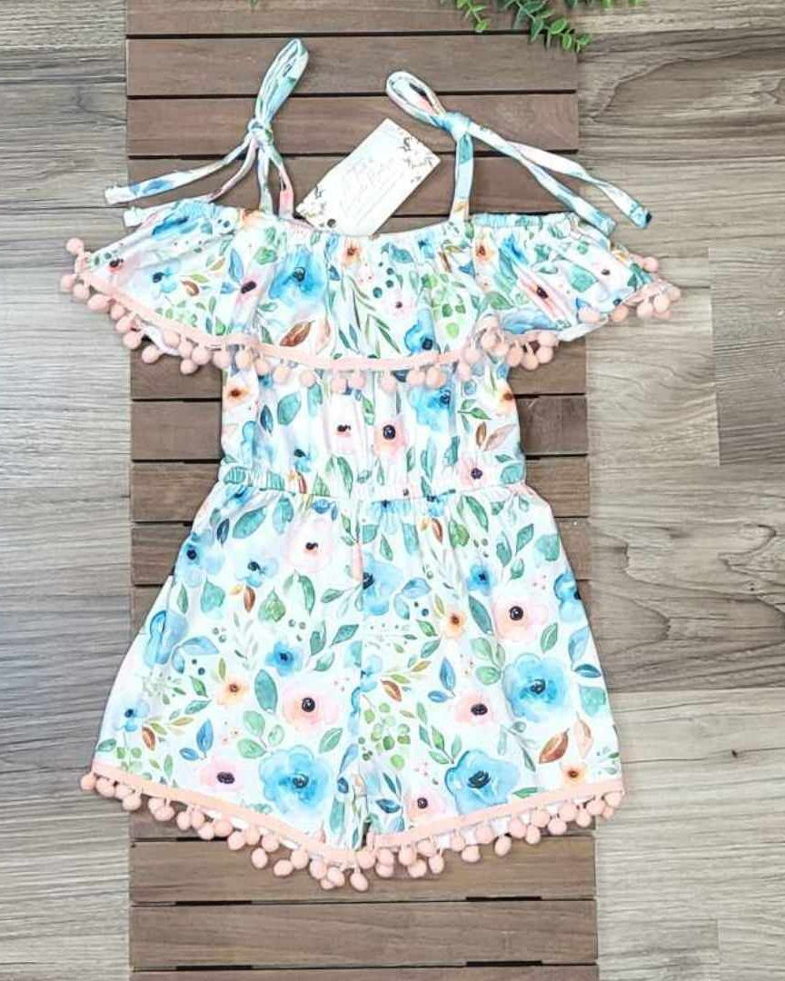 Summer Floral Shorts Romper  A Touch of Magnolia Boutique   