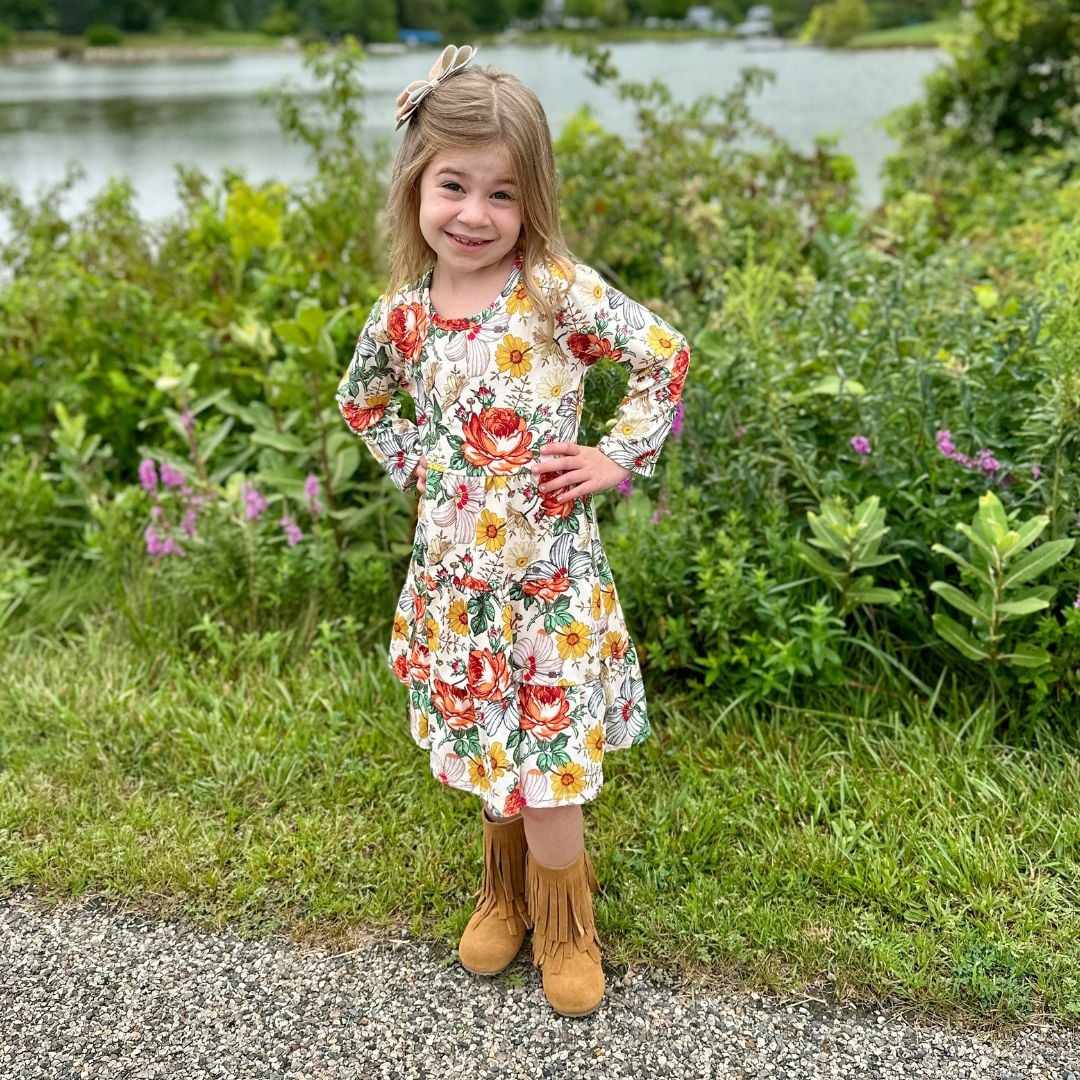 Floral Tiered Dress  A Touch of Magnolia Boutique   