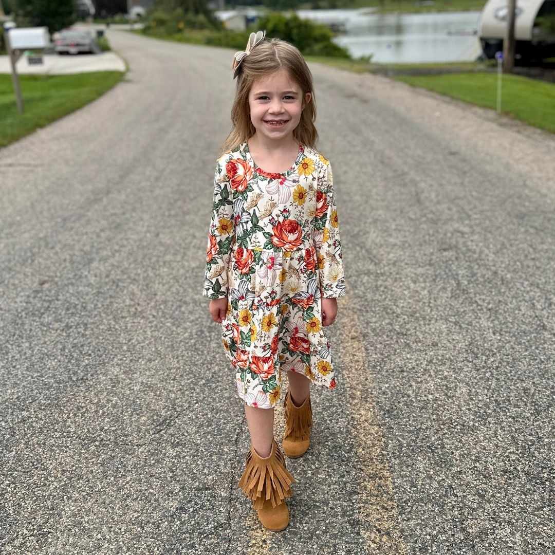 Floral Tiered Dress  A Touch of Magnolia Boutique   