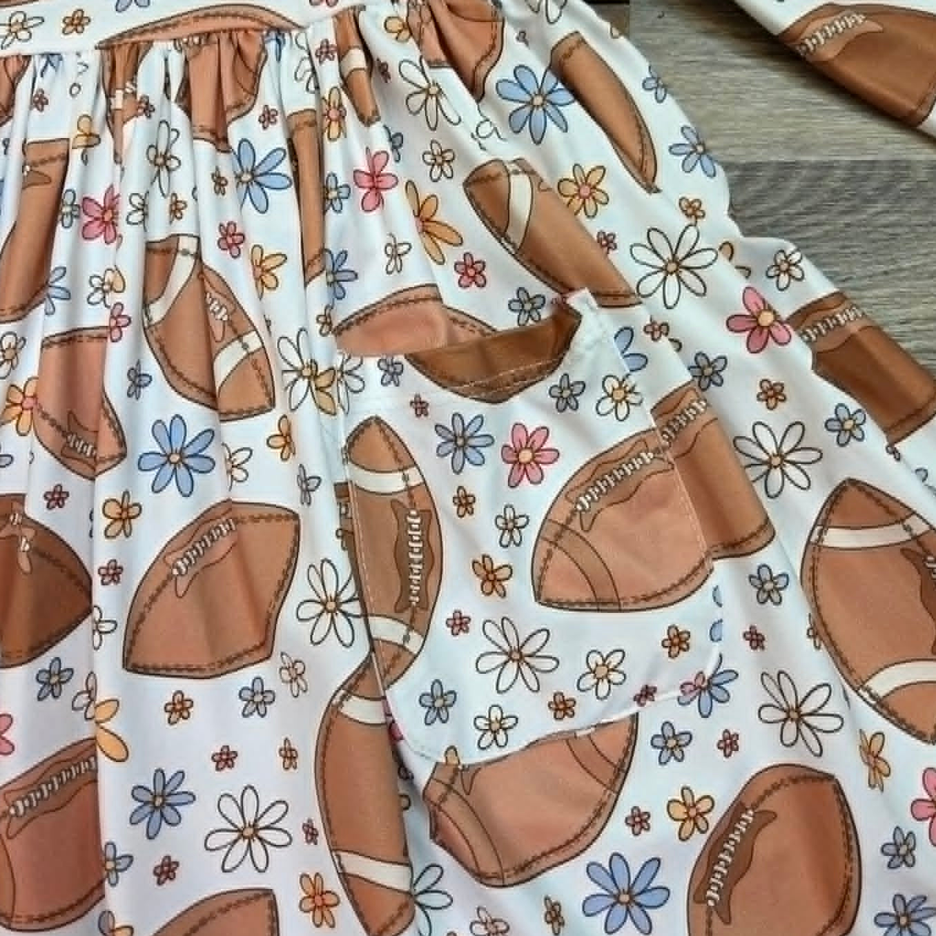 Football Season Twirl Dress A Touch of Magnolia Boutique