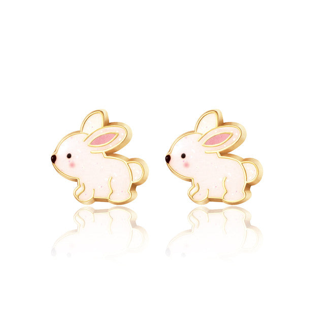 Glitter Rabbit cutie earrings A Touch of Magnolia Boutique