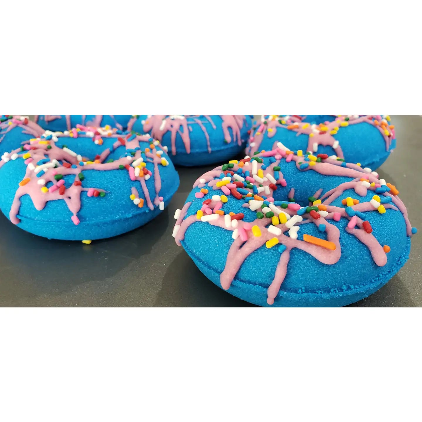 Frosted donut-shaped bath bomb (scent options) A Touch of Magnolia Boutique