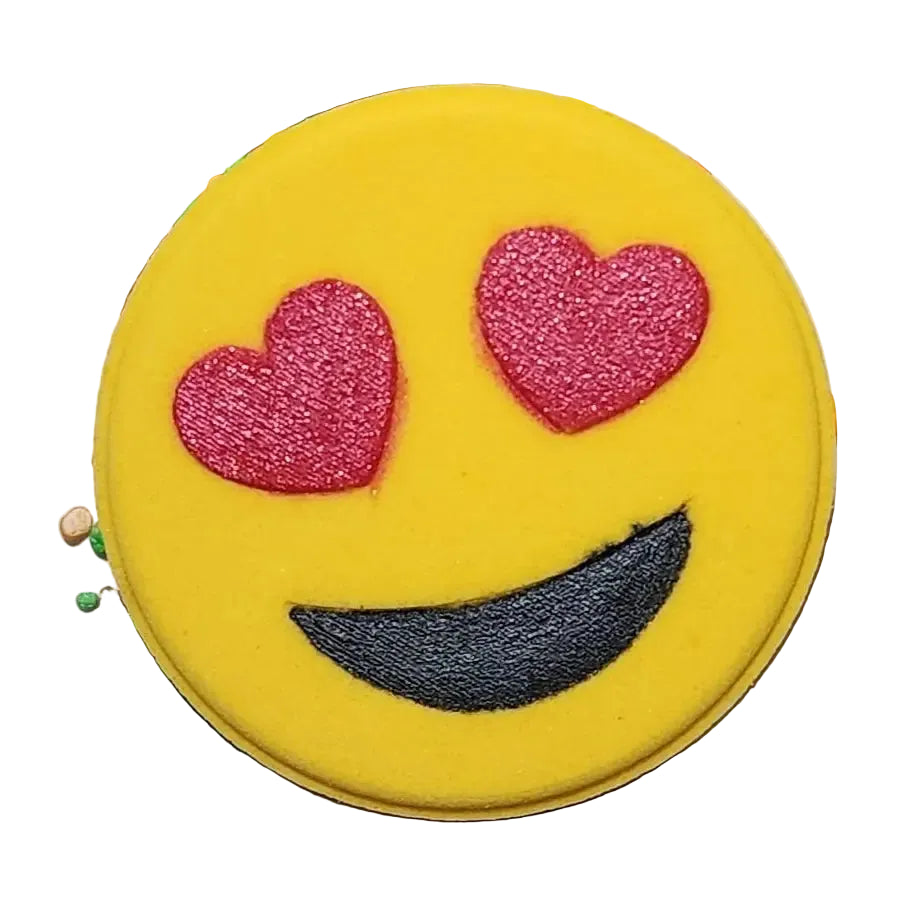 Bath Bomb Smiley Heart Eyes A Touch of Magnolia Boutique